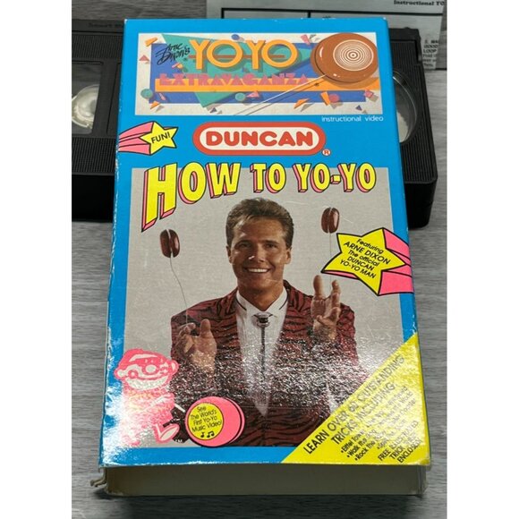 How to Yo Yo Extravaganza VHS Arne Dixon Instructional Video Duncan Tricks Sheet - Picture 6 of 10